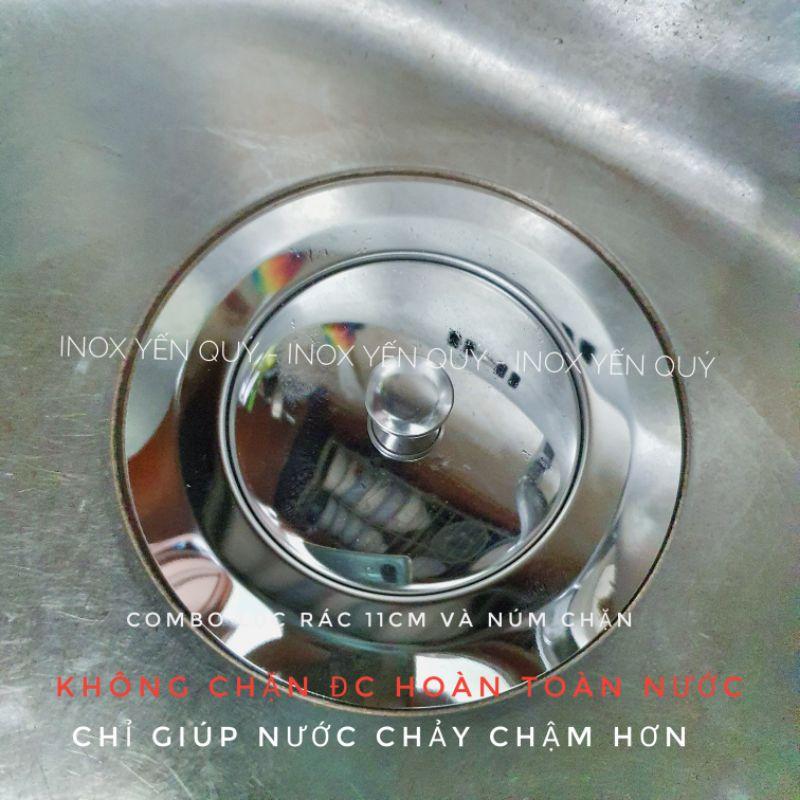 Nắp lọc rác có cao su chặn nước bồn rửa bát