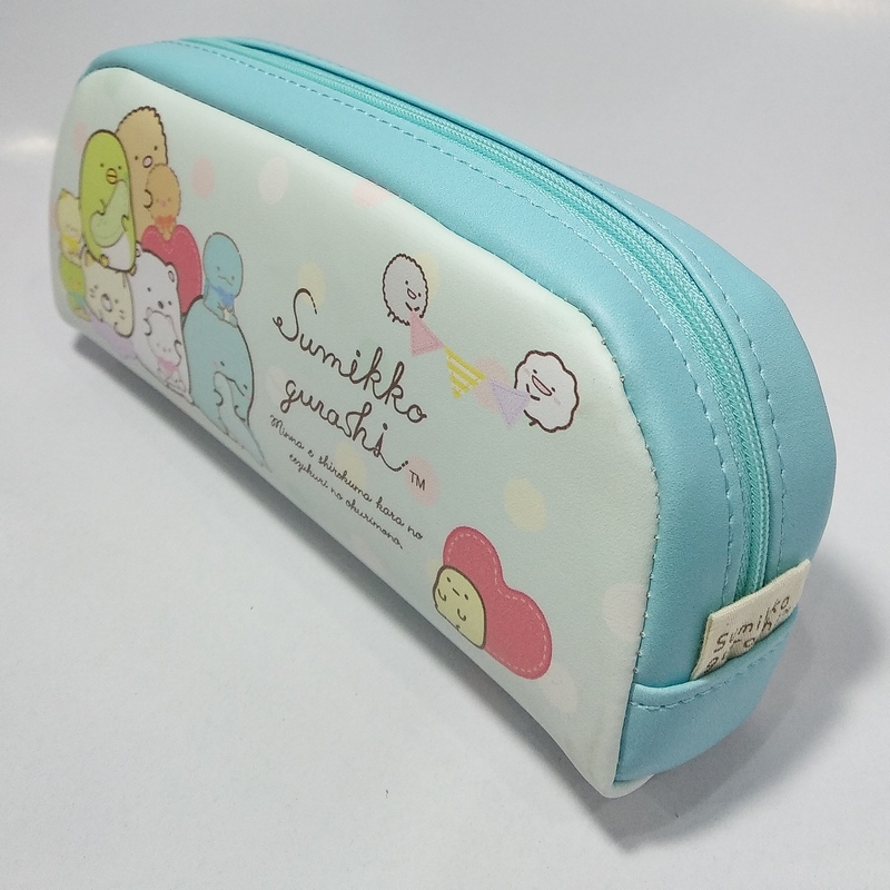 Bóp Viết Halfmoon 3 Sumikko Gurashi - Màu Xanh