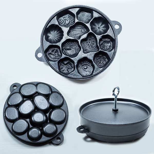 Khuôn Làm Bánh Bông Lan Nướng Dragon Gang Loại 1 Nặng 2Kg Chống Dính Chống Bể