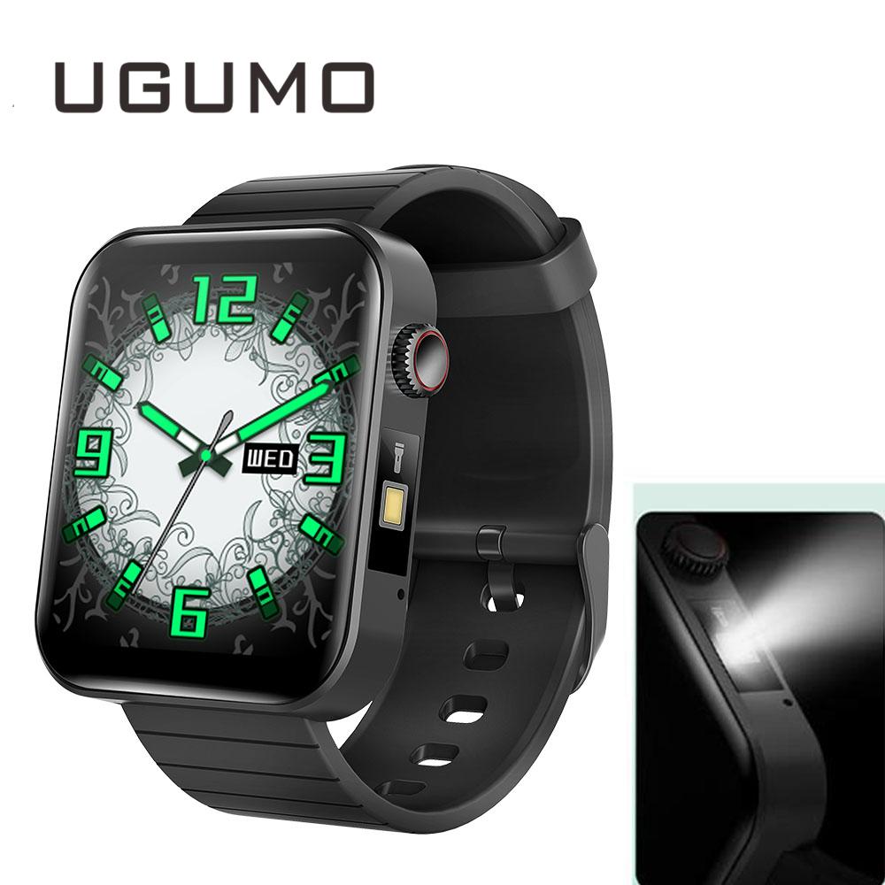 Ugumo T68 Plus Watch thông minh nam giới Đàn ông Nhiệt độ cơ thể đo nhịp tim huyết áp Oxygen theo dõi dây đeo cổ tay thông minh