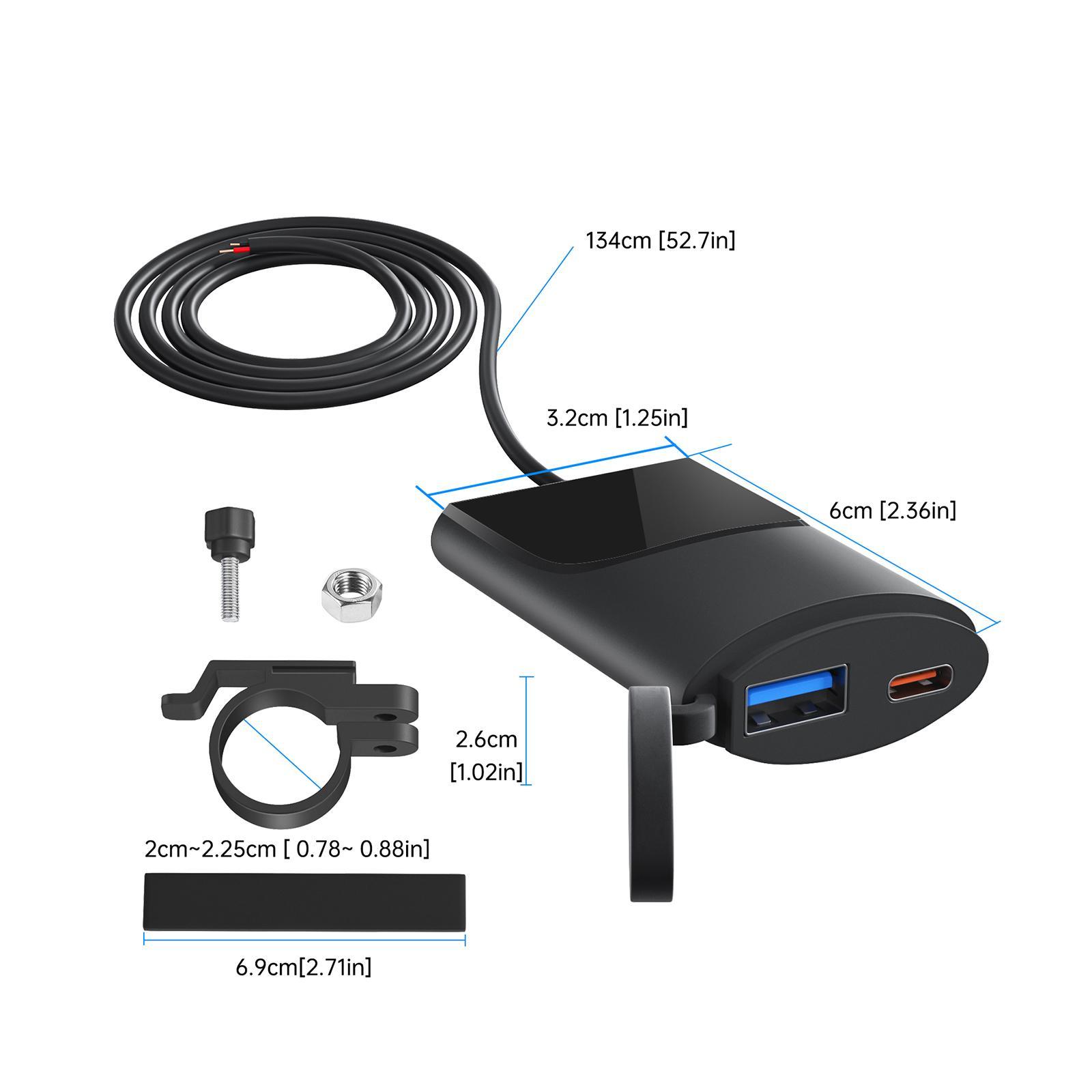 Motorcycle Handlebar Phone Charger Phone Charger Motorcycle Handlebar Mount