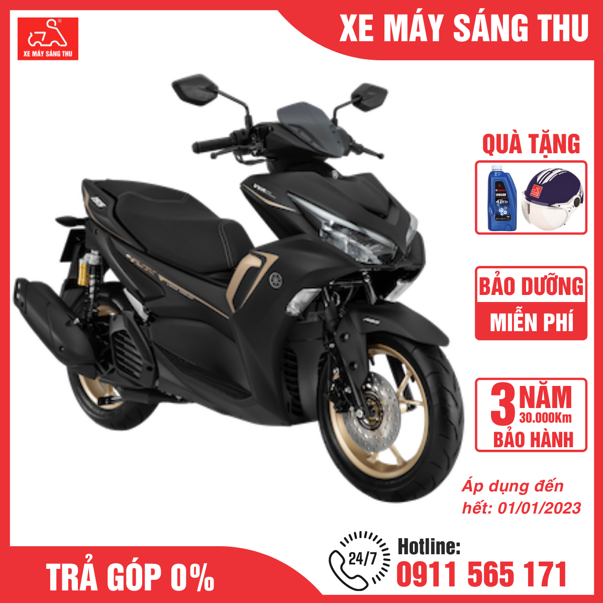 Xe Máy Yamaha NVX Thế Hệ II Màu Mới