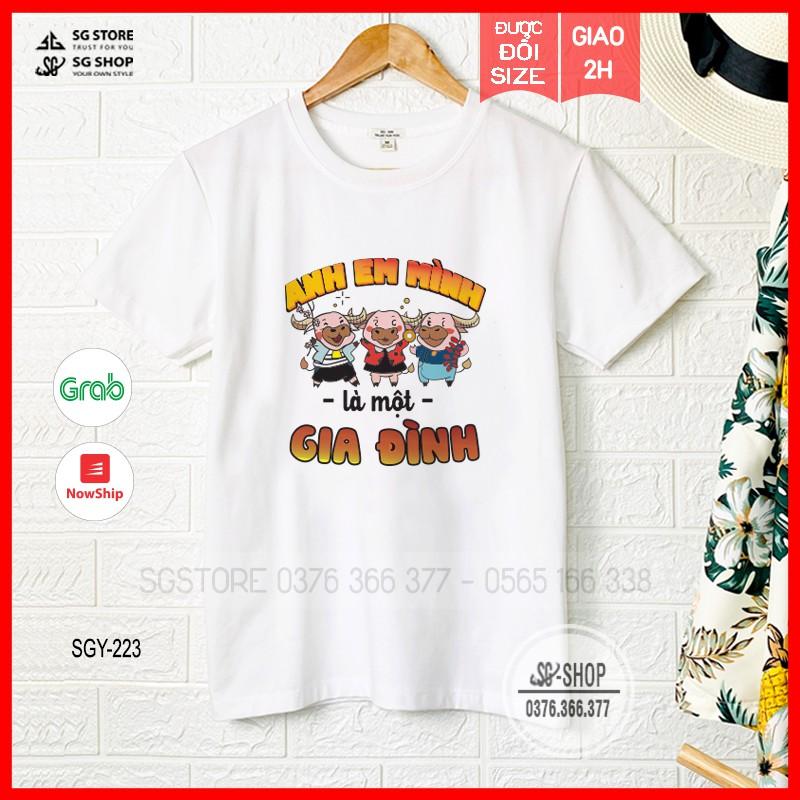 Áo Thun Tết gia đình - Thun cotton dày dặn - Đủ size | SGSHOP