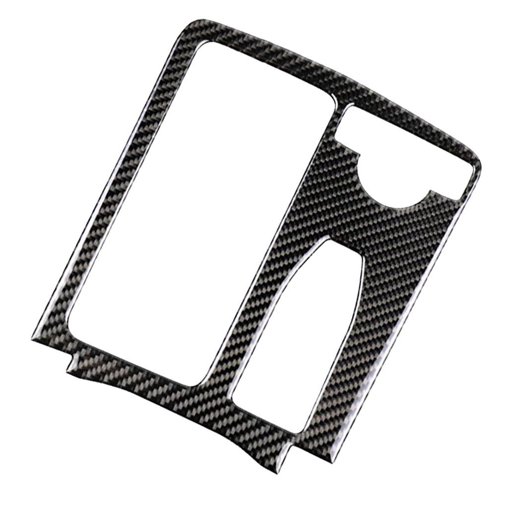 Carbon Fiber Gear Shifter Panel Cover for Mercedes W204