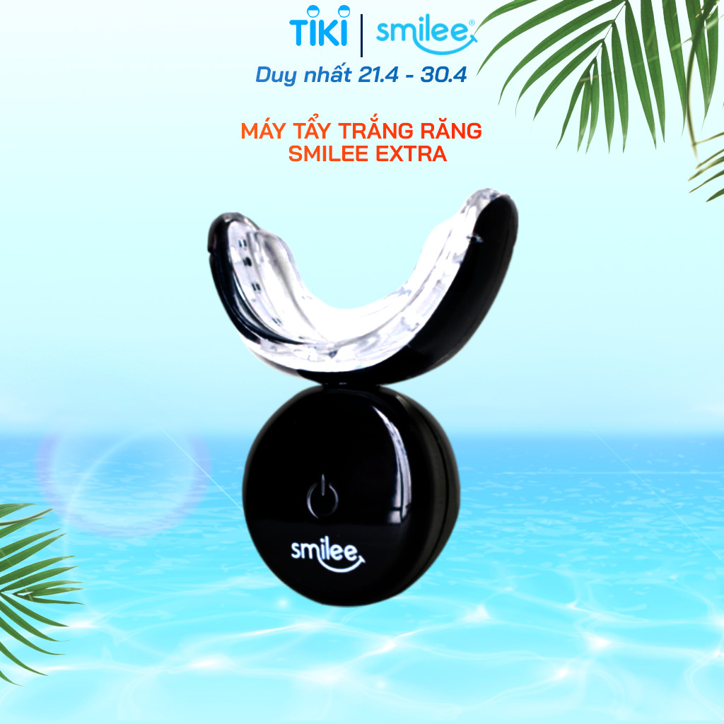 Smilee Extra máy tẩy trắng răng nhanh, không ê buốt, an toàn cho sức khoẻ, phù hợp với mọi loại răng, hàng nhập khẩu USA