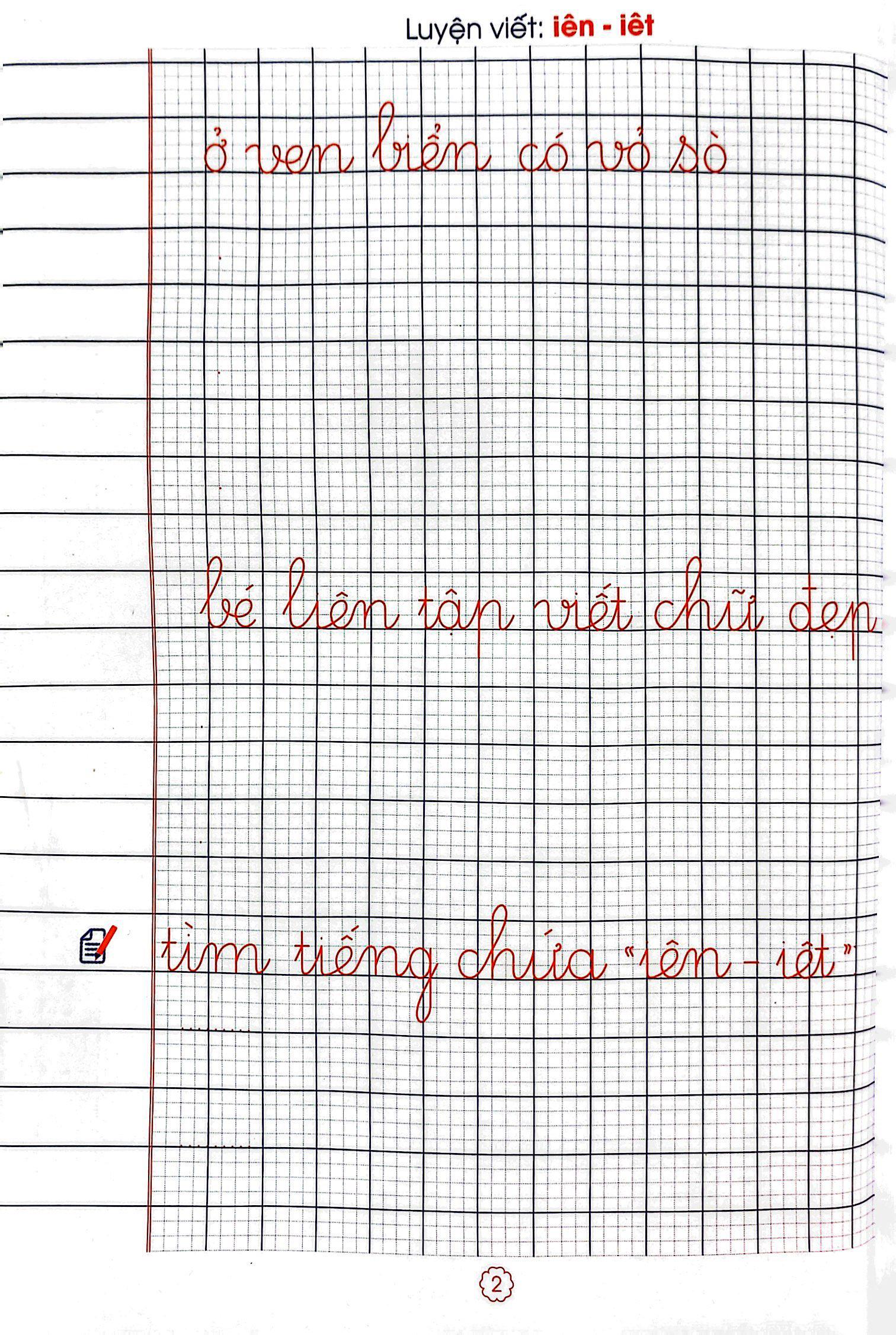 Vở Luyện Viết Lớp 1 - Quyển 3 (Cánh Diều)