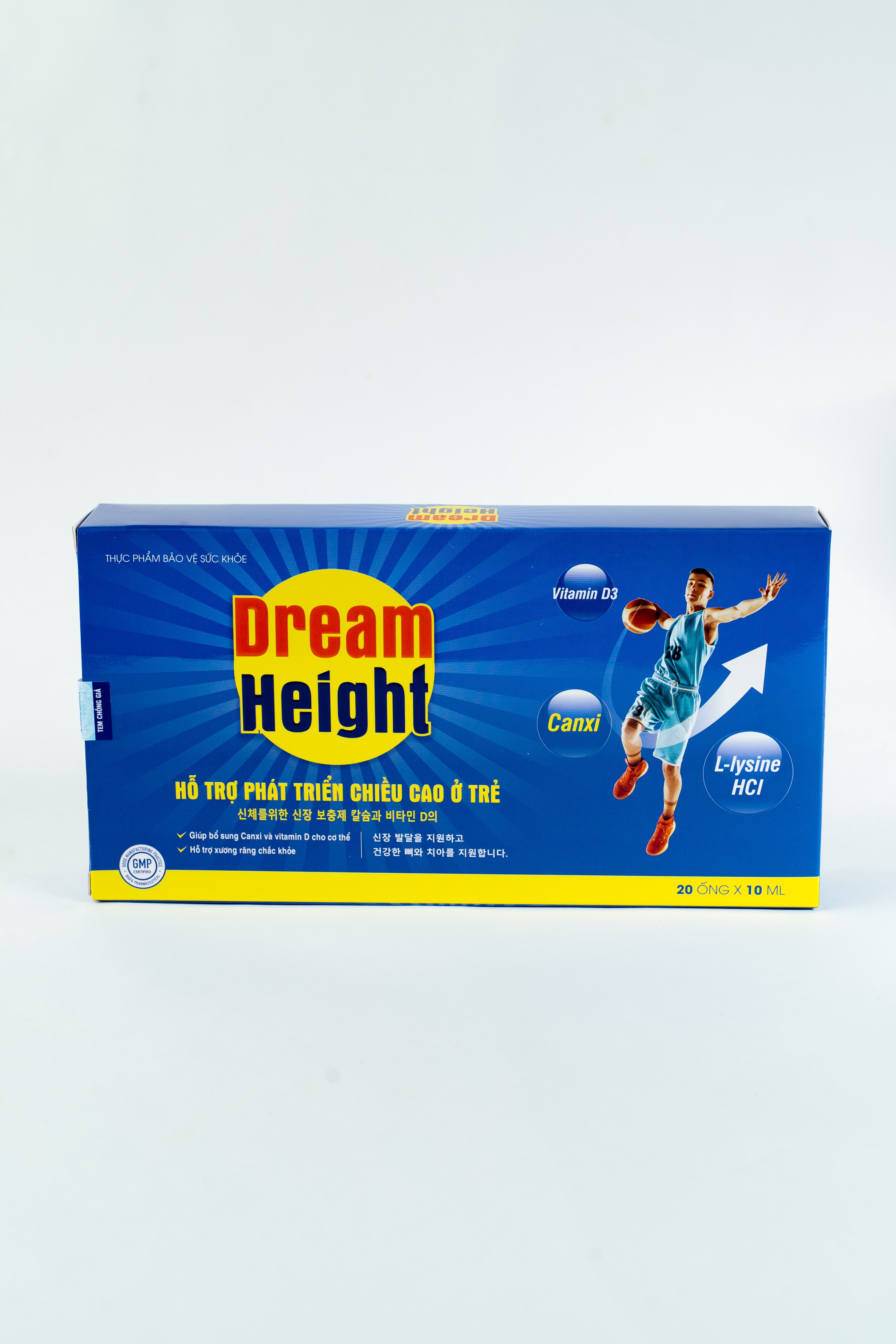 Thực phẩm Siro hỗ trợ tăng chiều cao Dream Height - Hộp 20 Ống