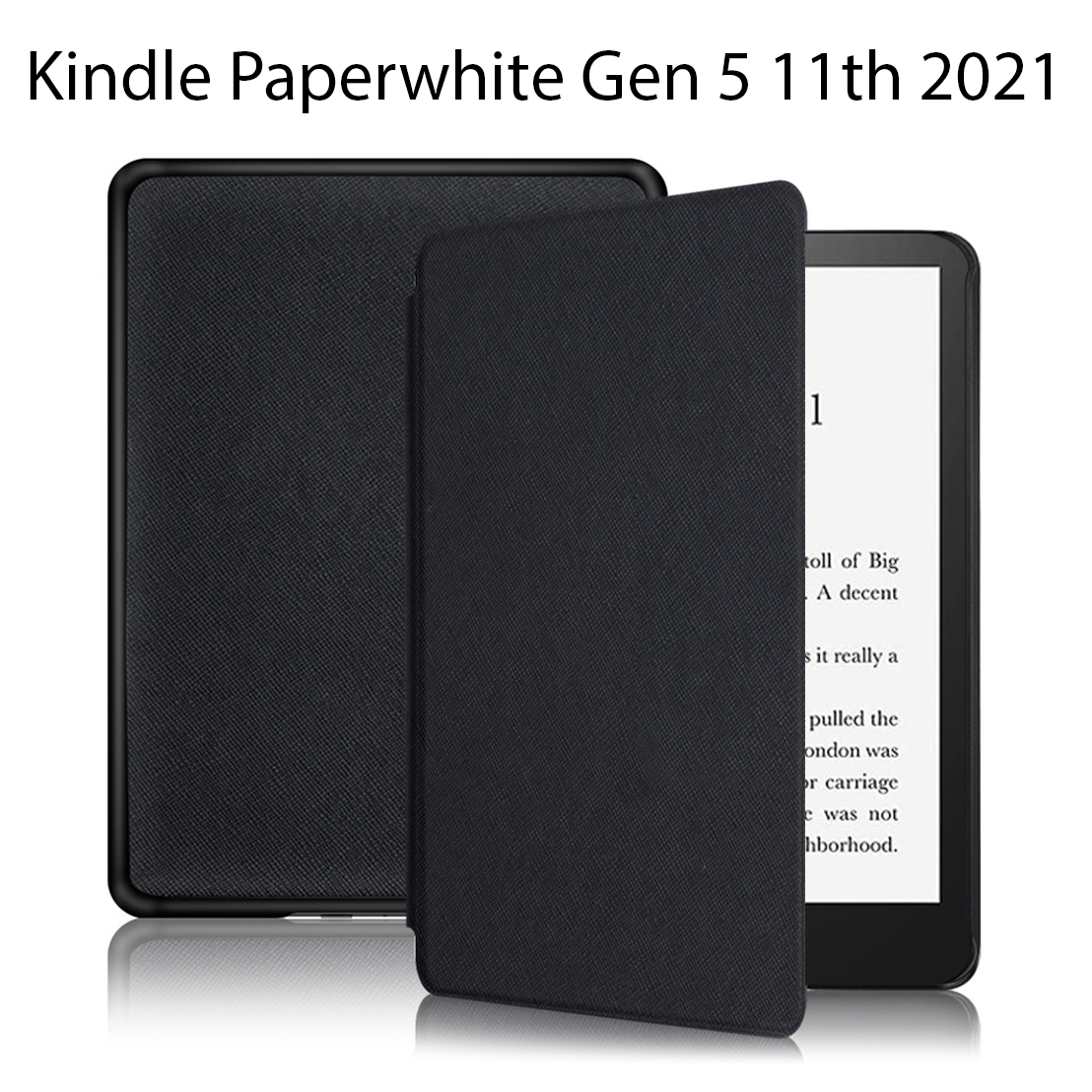 Hình ảnh Bao Da Cover Cho Máy Đọc Sách Kindle Paperwhite Gen 5 11th 2021 Nhựa Xước Smart Cover