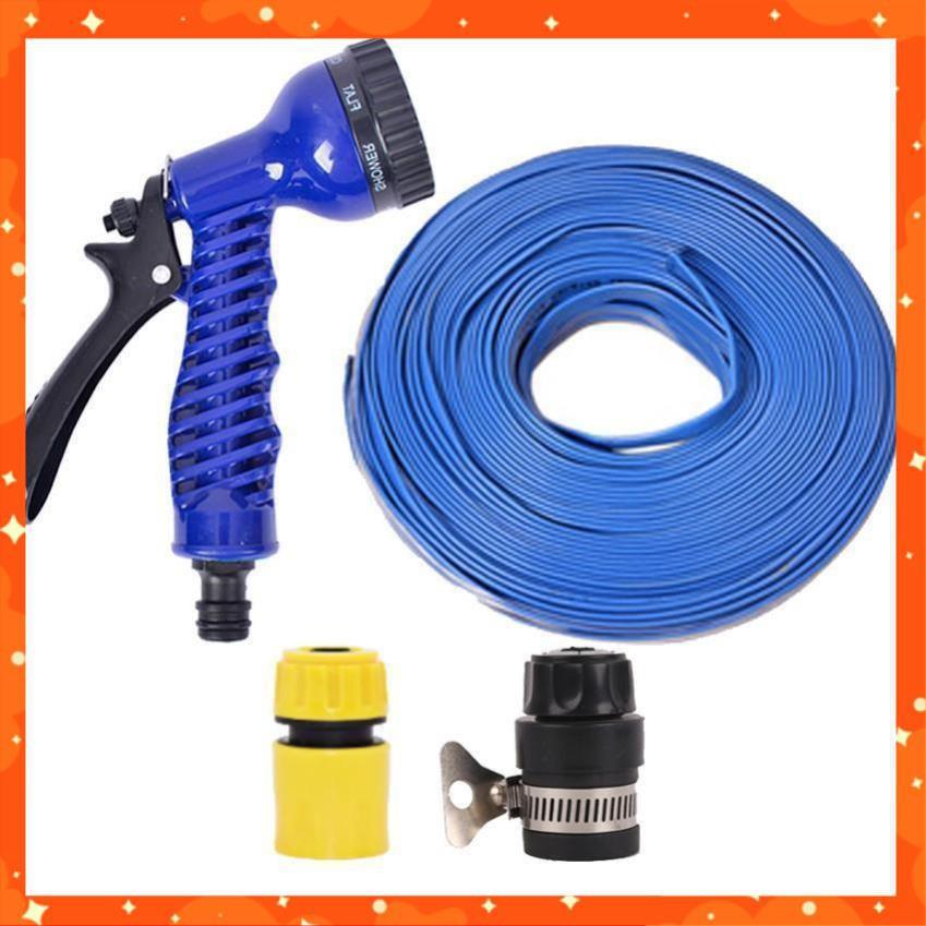 Bộ dây tăng áp 3 lần vòi xịt nước rửa xe, tưới cây loại 3-5m 206843