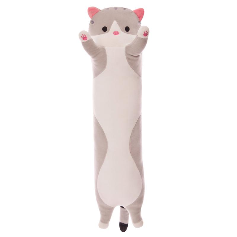 Ngủ Trưa Văn Phòng Ngủ Vỏ Gối 50CM Mềm In Dài Mèo Bạn Trai Gối Sang Trọng Đồ Chơi Nhồi Bông Bé Gái Tặng Búp Bê Dành Cho trẻ Em Mèo Gối