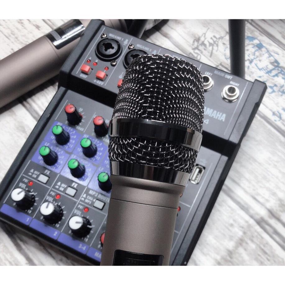 Mixer G4 Bluetooth thế hệ mới thiết bị livestream thu âm hát karaoke loa kéo cao cấp