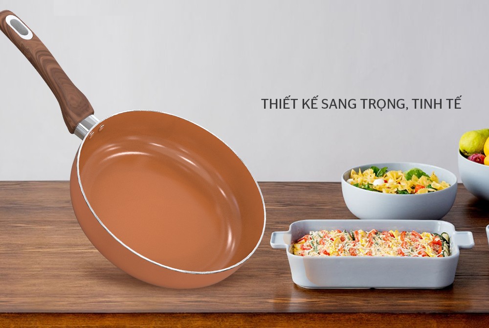 CHẢO CHIÊN CERAMIC ĐÁY TỪ SUNHOUSE 20-26-28-30CM