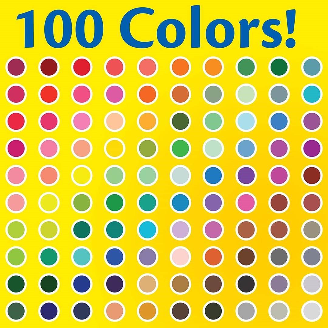 BÚT LÔNG TÔ MÀU NÉT MẢNH & DÀY CRAYOLA 120 CÂY Washable & Silly Scents