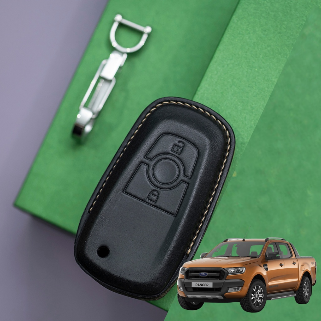 Bao Da Chìa Khóa ô tô FORD RANGER WILDTRAK | Bọc chìa khóa ô tô da thật khâu tay