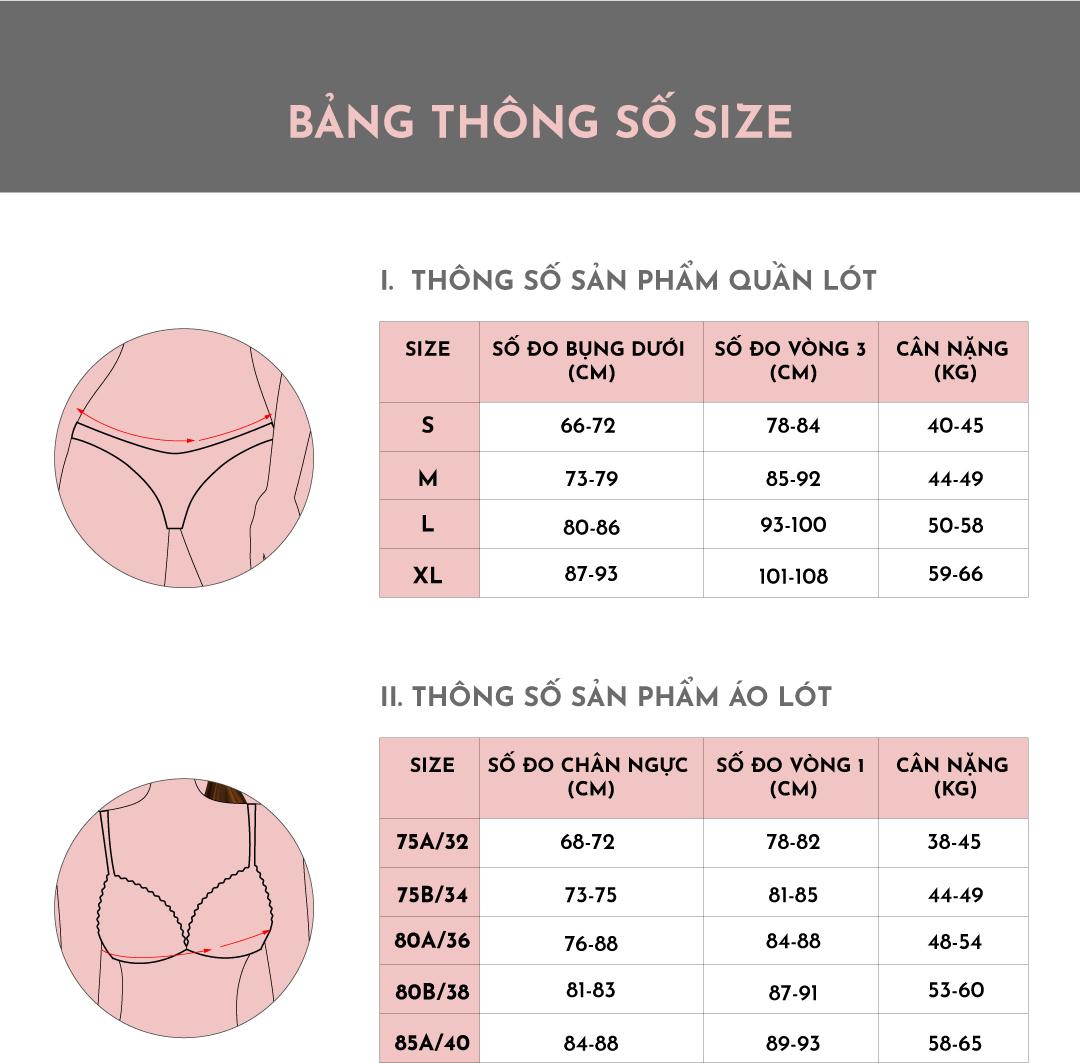 Áo Lót Nữ Mút Vừa Nâng Ngực Cài Trước Trơn Phối Ren Bra Dahlia (Mustoto MA12)