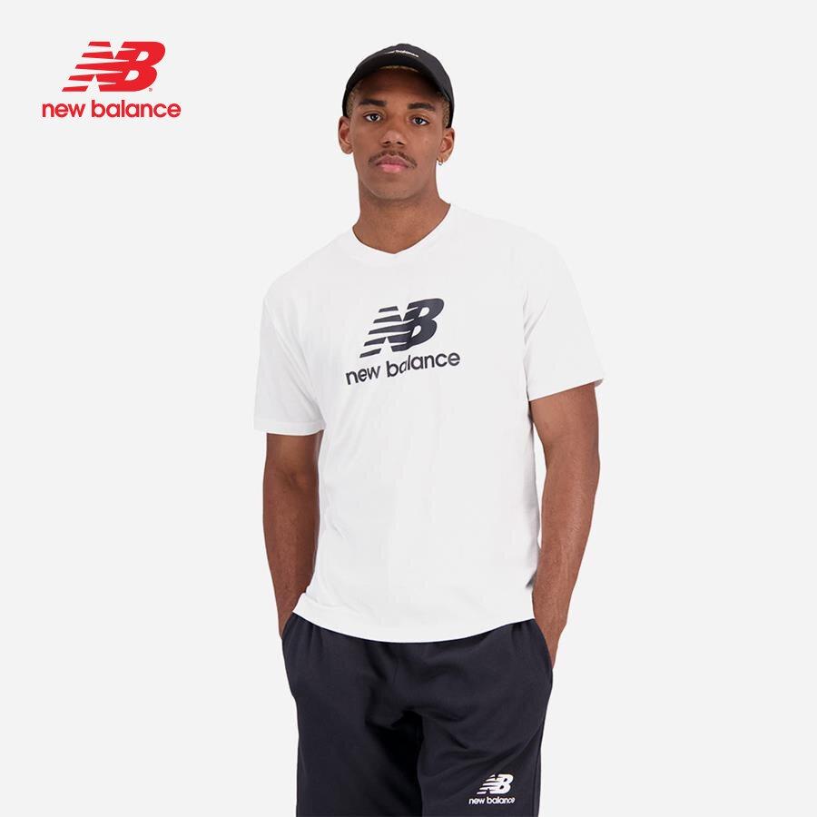 Áo thun thể thao nam New Balance Essentials Stacked Logo Cotton Jersey - MT31541_WT