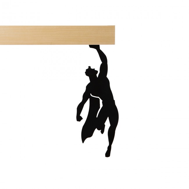 Sticker Kim Loại Nam Châm Super Hero Nâng Đồ Vật 3D