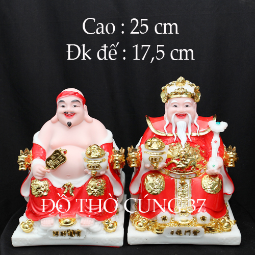 THẦN TÀI THỔ ĐỊA PHÚ QUÝ - MÀU ĐỎ