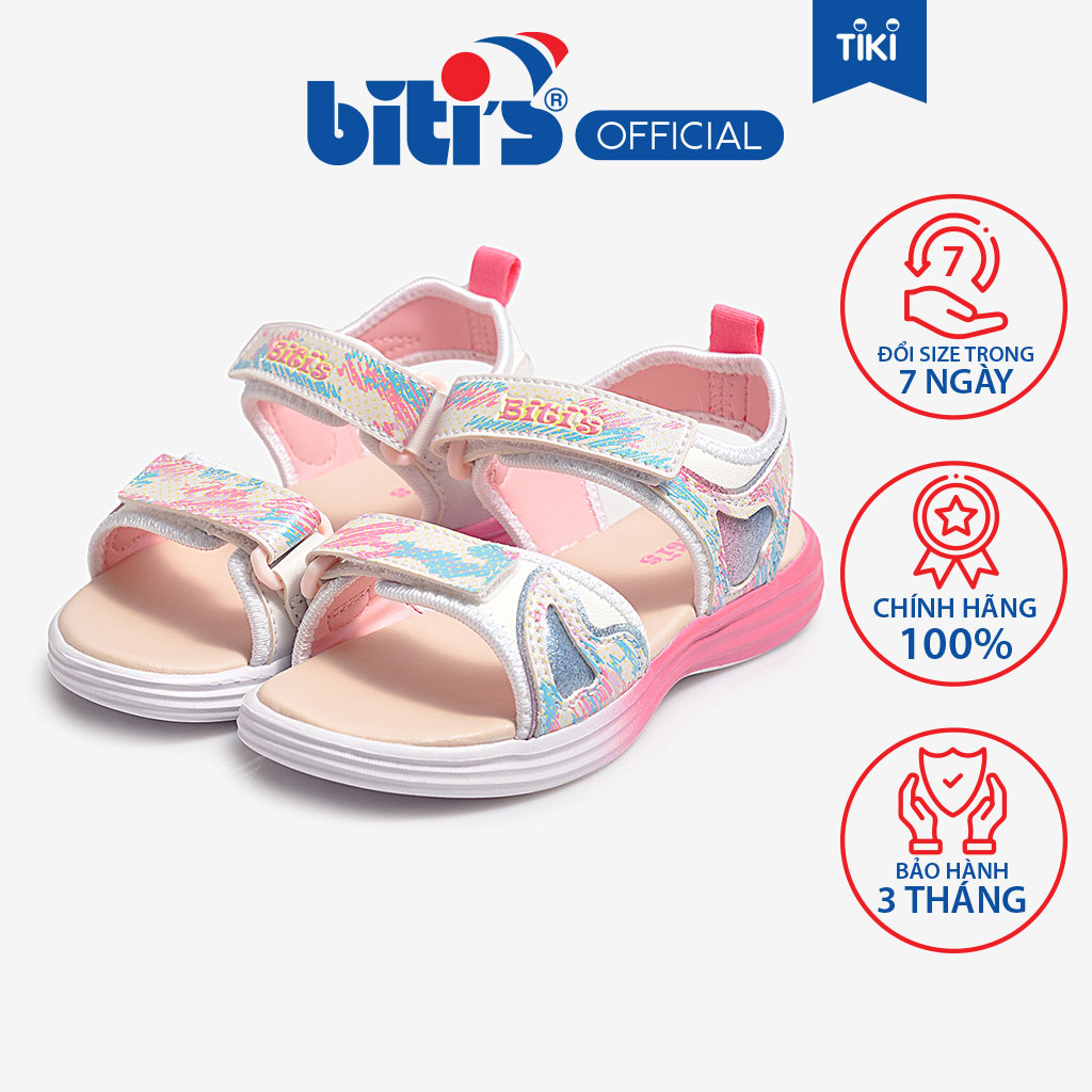 Sandal Eva Phun Bé Gái Biti's BEG001500TRG (Trắng)