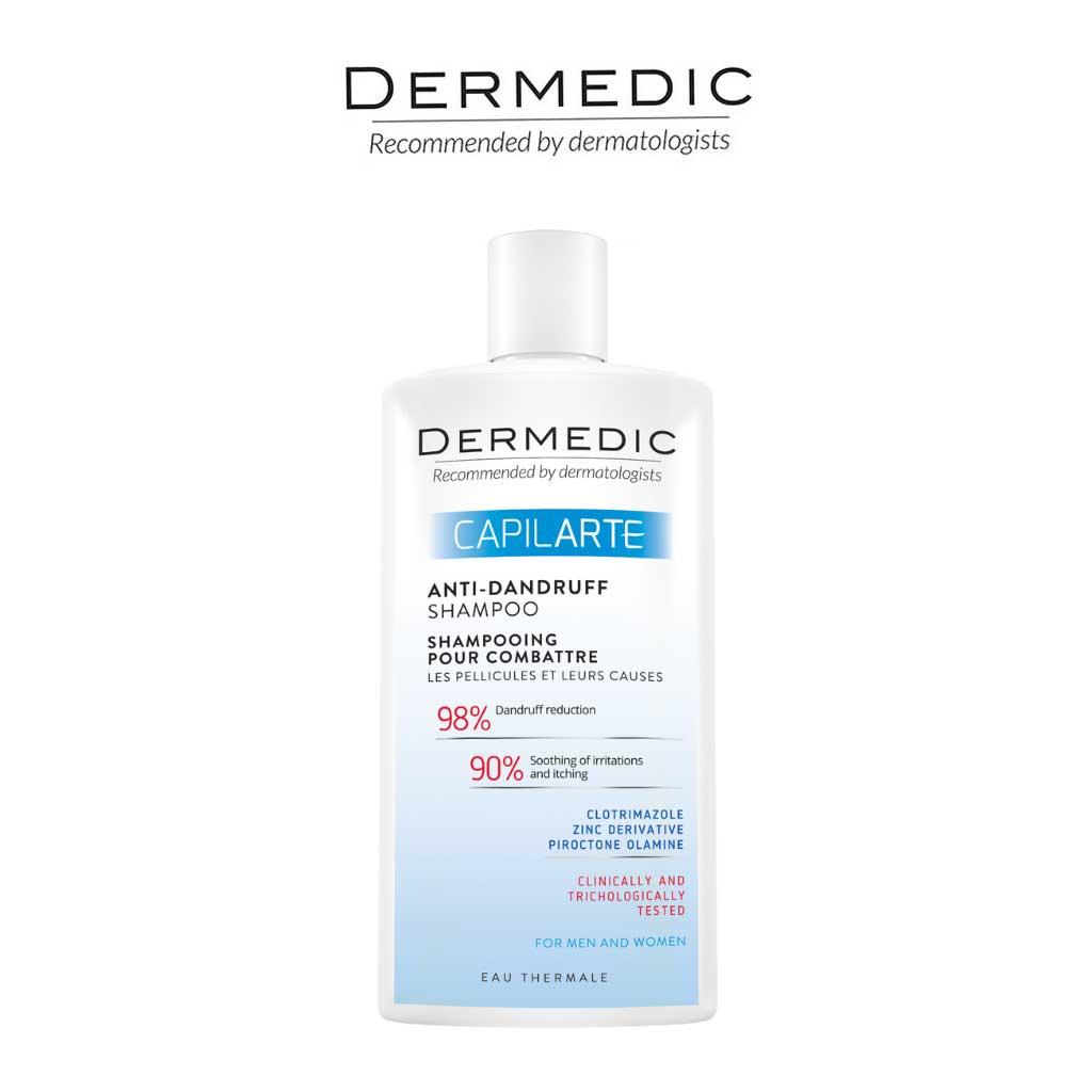 Dầu gội sạch gàu Dermedic Capilarte Anti Dandruff Shampoo 300ml