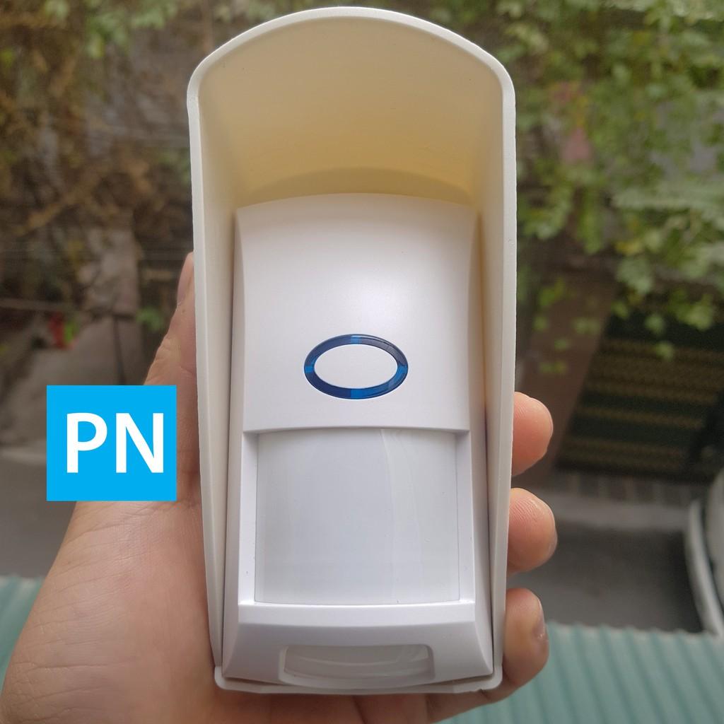 Cảm Biến Báo Động Hồng Ngoại Kép Ngoài Trời Chống Vật Nuôi phát sóng 433Mhz