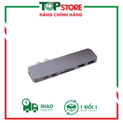 Cổng Chuyển HyperDrive DUAL USB-C Hub For MacBook Pro 13''15" 2016/2017/2018 - Hàng Chính Hãng