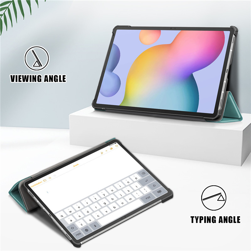 Case Bao da chống sốc cho Samsung Galaxy Tab S6 10.5 inch hiệu HOTCASE trang bị khe đặt bút mặt lưng thiết kế siêu mỏng hỗ trợ Smartsleep, gập nhiều tư thế, tản nhiệt tốt - Hàng nhập khẩu