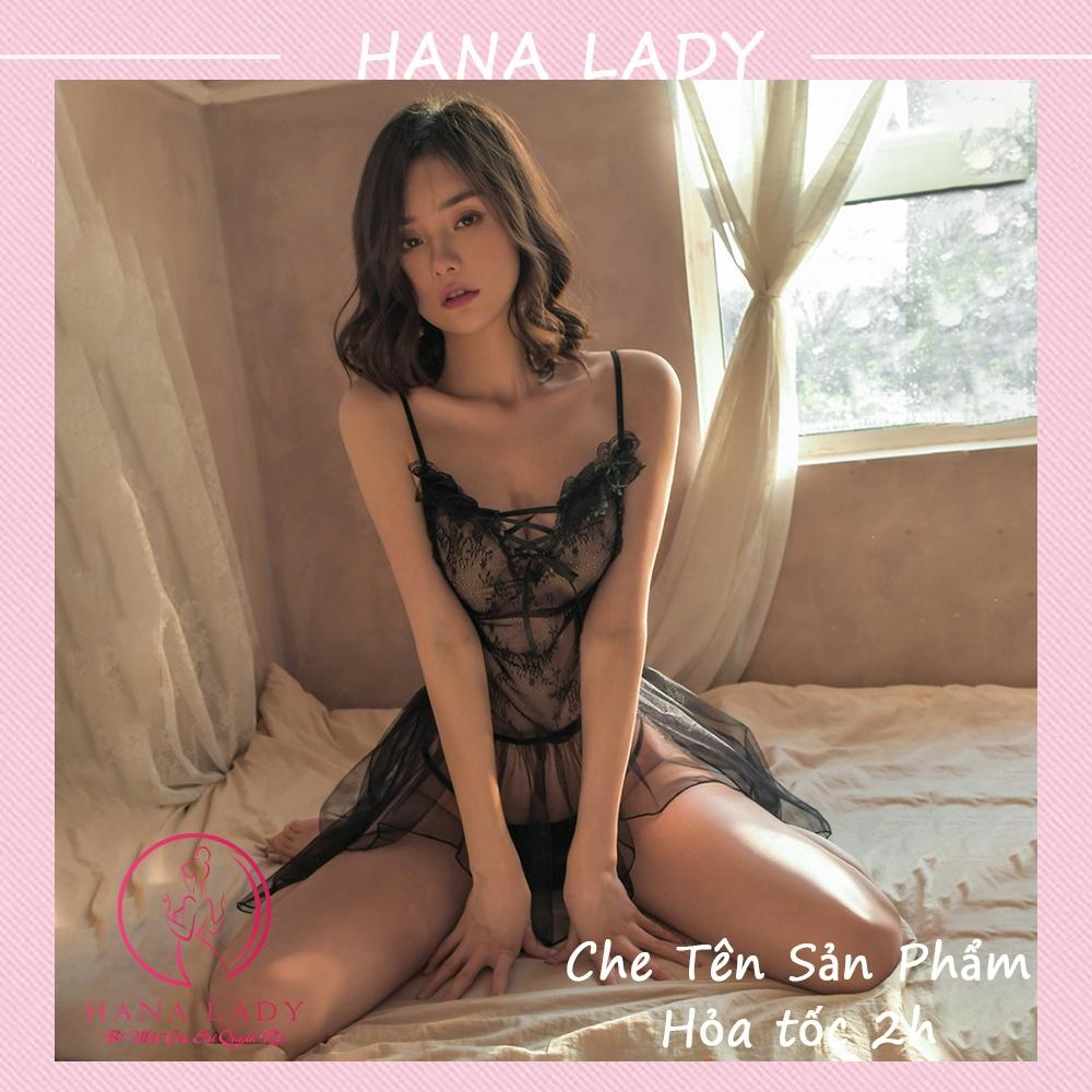 Váy ngủ xuyên thấu đầm ngủ tàng hình sexy VN483