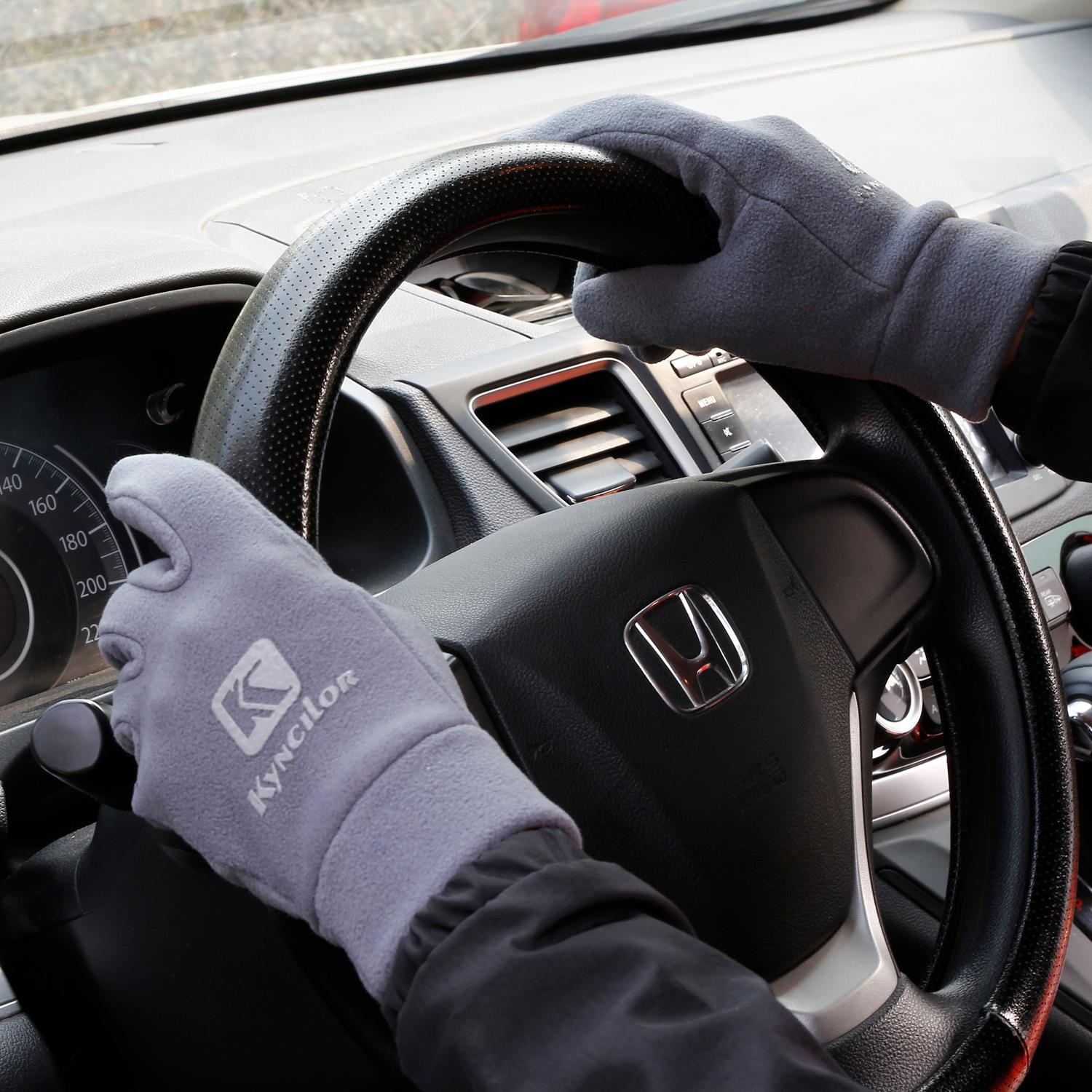 Kyncilor Đi Bộ Đường Dài Mùa Đông Găng Tay Xe Đạp Ấm Nhung Fulll Ngón Tay Thể Thao Màn Hình Cảm Ứng Găng Tay Nhiệt Xe Máy Găng Tay Xe Đạp Color: A0010-RD Size: XL