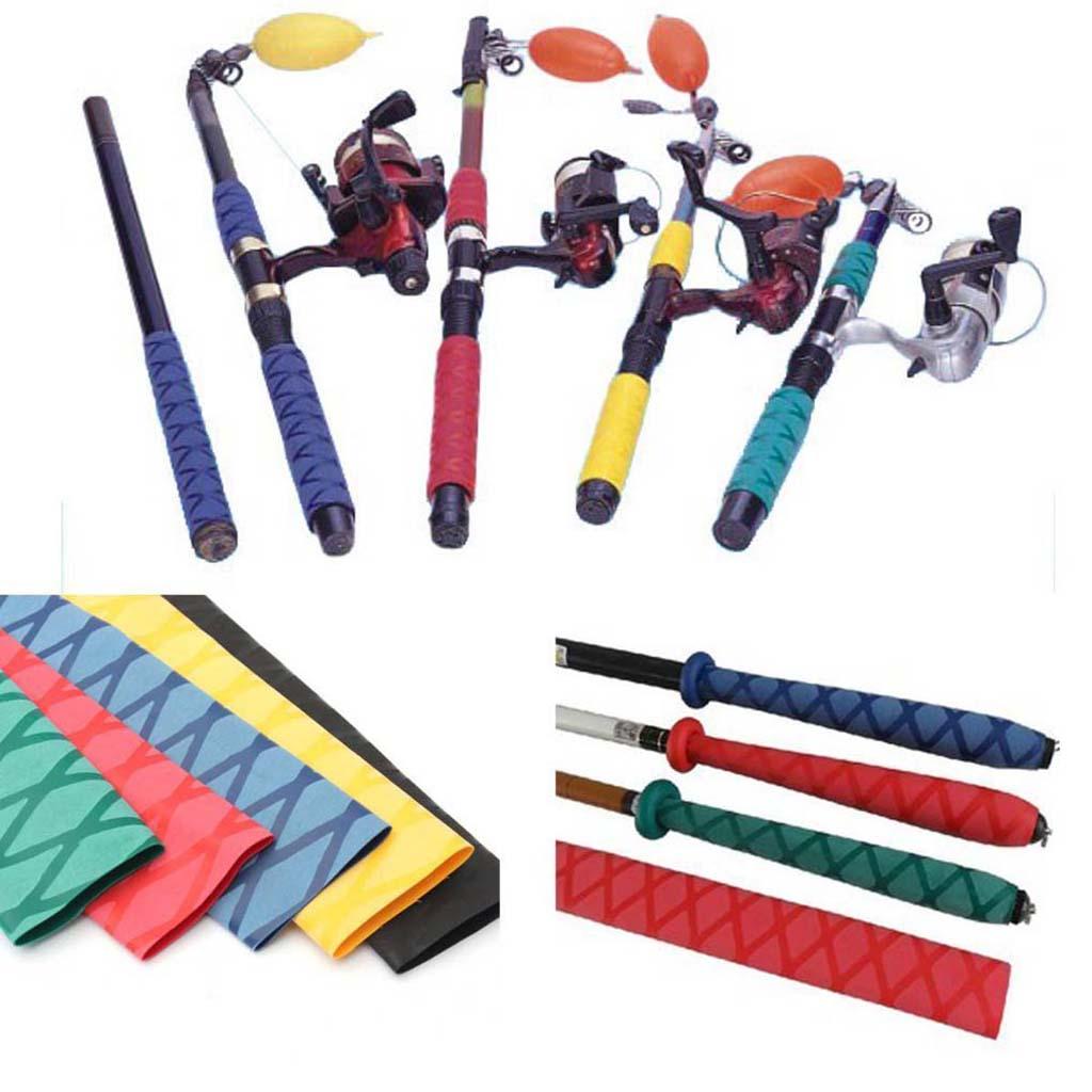 35mm X-Tube Heat Shrink Sleeve Wrap TubX-Tube Heat Shrink Sleeve Wrap Tubing DIY Fishing Rod Handle Cork with Non Slip Waterproof And Insulation 1 Meter Length Durable