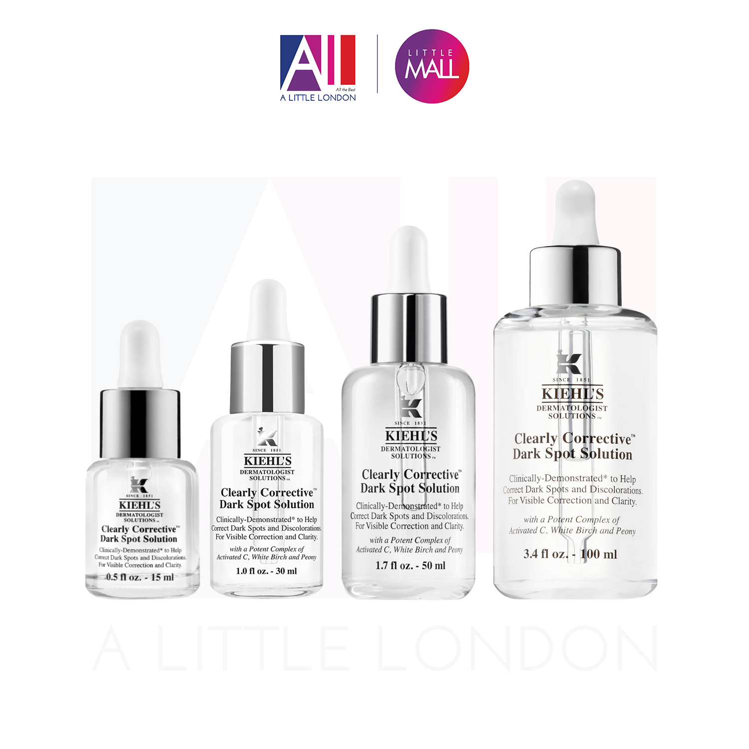 Tinh chất sáng da, giảm nám Kiehls Clearly Corrective Dark Spot Solution (Bill Anh)