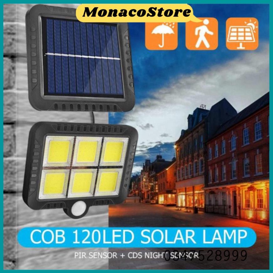 Đèn CHIẾU ĐƯỜNG SOLAR 120 LED gắn tường SL-F120 - MNC Store