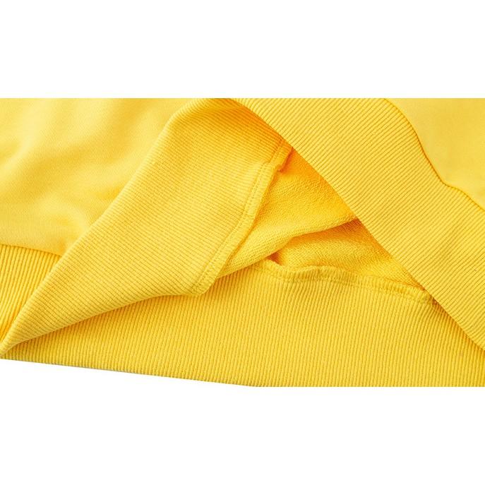 Áo sweater vàng sọc đen unisex - ẢNH THẬT