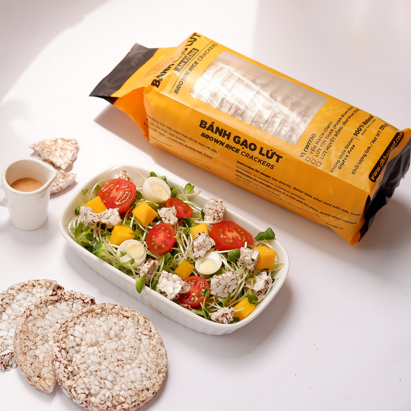 Bánh Gạo Lứt Ăn Kiêng Giảm Cân DK Harvest - 3 Vị