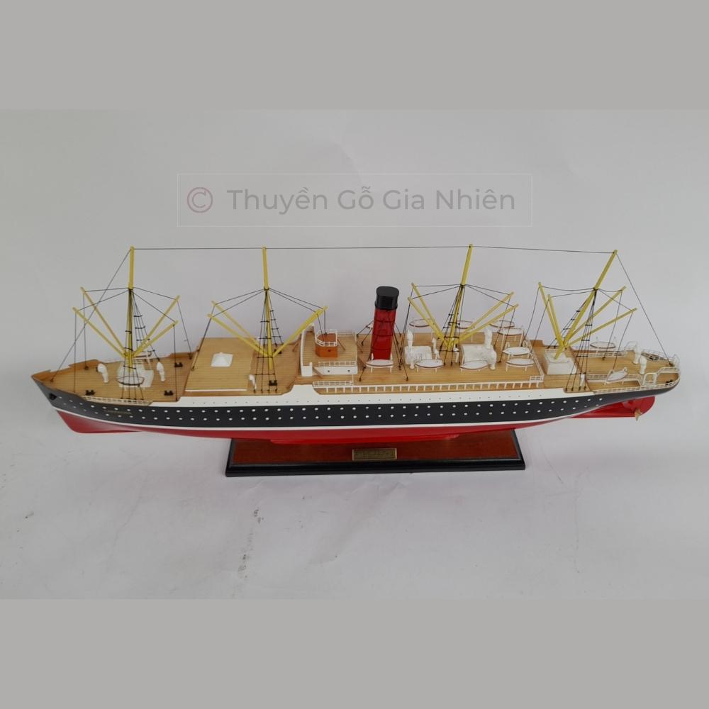 Mô Hình Thuyền Gỗ Phong Thủy Dạng Thuyền Du Lịch RMS CARPATHIA Chính Hãng Hàng Xuất Khẩu Chất Lượng Cao