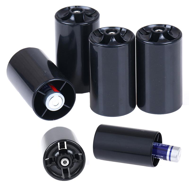 4 cái/lốc AA Đến D Kích Thước Loại LR20 Pin Adapter Chuyển Đổi Giá Đỡ Bền Pin Ốp Lưng Bộ Chuyển Đổi