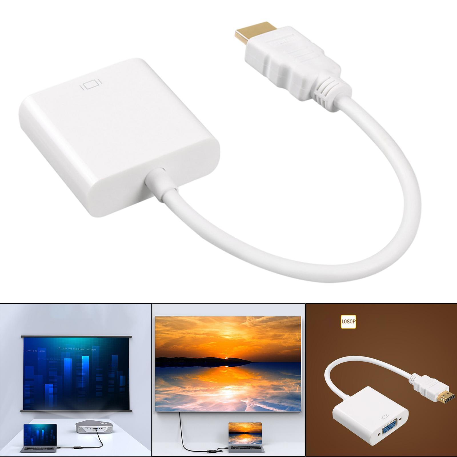 Cable to VGA 1080P Video Cable for Desktop PC