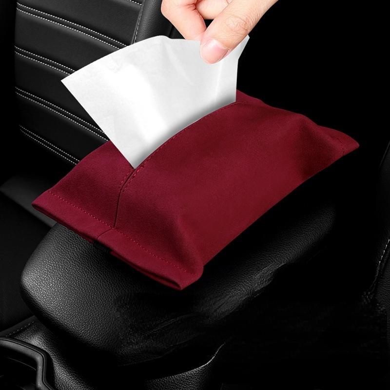 Hộp Đựng Khăn Giấy Gắn Tấm Chắn Nắng Xe Hơi Đa Năng Sáng Tạo