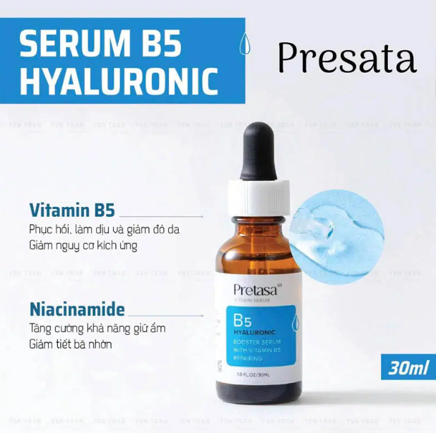 Serum Cấp Ẩm Phục Hồi Da Pretasa B5 30ml