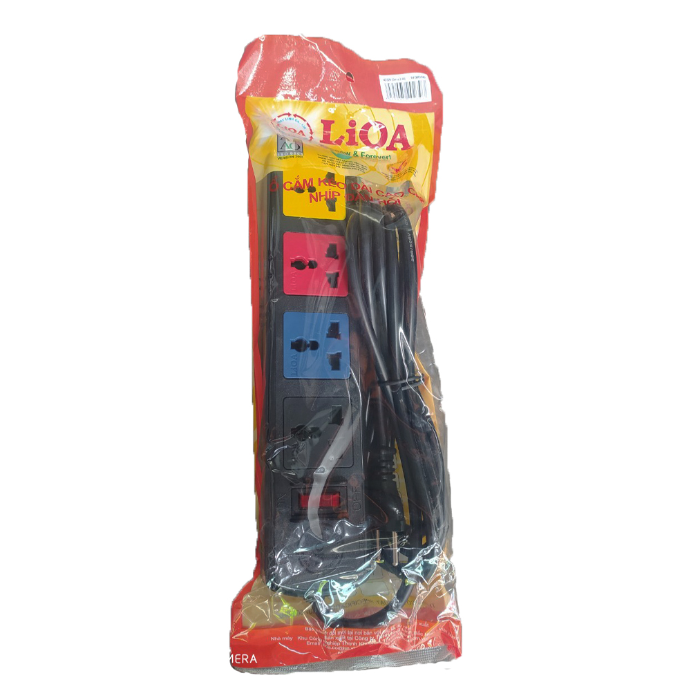 Ổ CẮM LIOA 4D32N DÀI 3M VÀ 5M