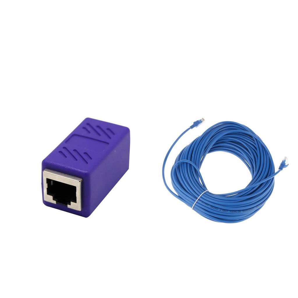 30m/98.5ft Cat5e Patch Cord Ethernet Network LAN Cable  Ethernet Adapter