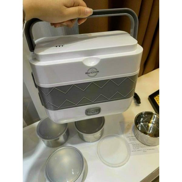 Hộp ủ cơm 2 tầng cắm điện