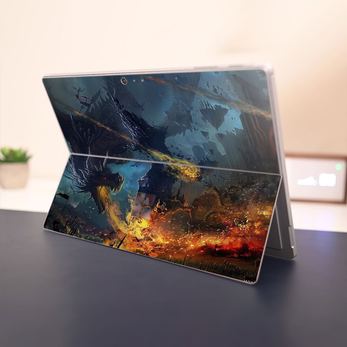 Skin dán hình rồng cho Surface Go, Pro 2, Pro 3, Pro 4, Pro 5, Pro 6, Pro 7, Pro X