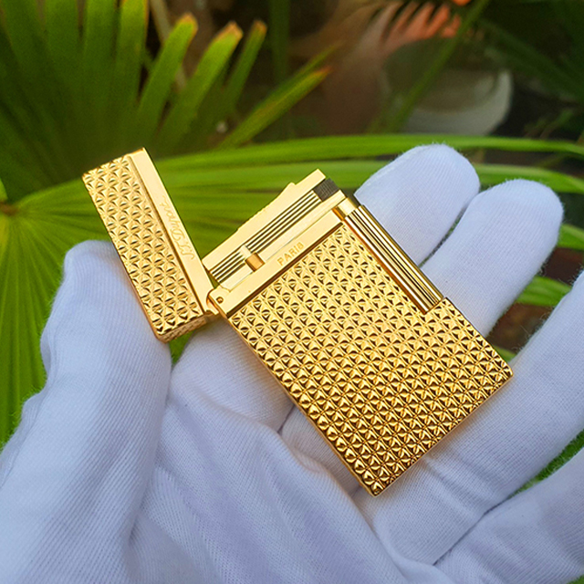 Vỏ Hột Quẹt Bật Lửa Upon Gas Đá D190V Họa Tiết Hoa Văn Đẹp Độc Lạ - Dùng Gas Đá Cao Cấp