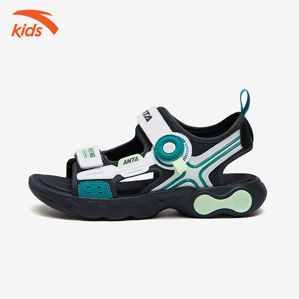 Sandals thời trang thể thao bé trai Anta Kids siêu nhẹ, quai dán tiện lợi, thoáng khí W312336987