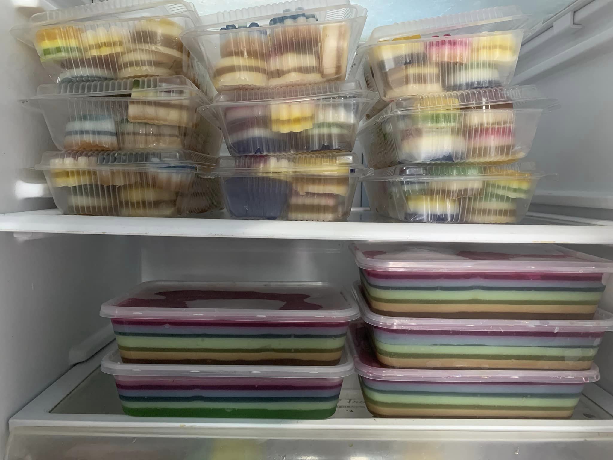 Hộp 10 gói bột rau câu giòn (agar) Hoàng Yến, hàng mới chuẩn chính hãng 100%