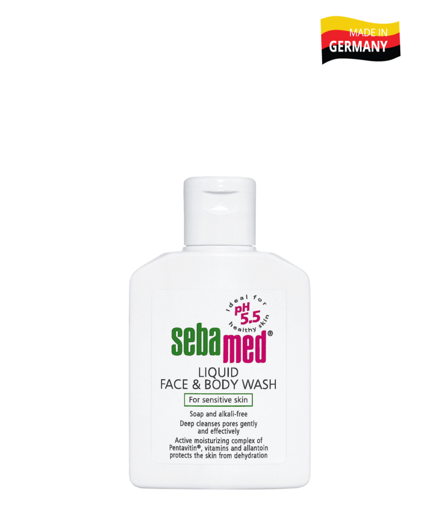 Bộ sản phẩm cho mẹ mang thai và sau sinh VỆ SINH VÙNG KÍN & RẠN DA Sebamed pH5.5 TẶNG SỮA RỬA MẶT VÀ TẮM TOÀN THÂN SEBAMED pH5.5