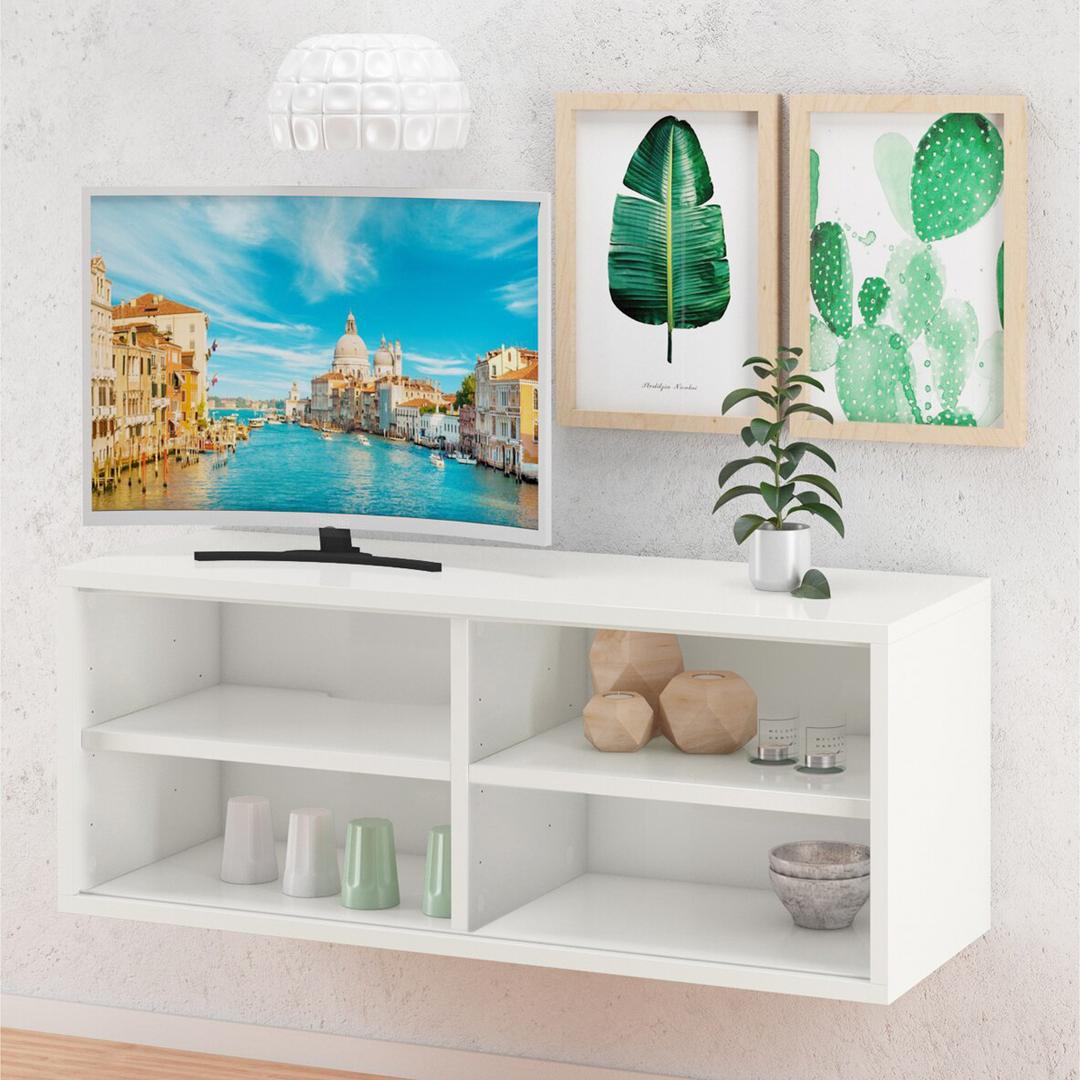 Kệ Tivi gỗ hiện đại SMLIFE Tamlyn | Gỗ MDF dày 17mm chống ẩm | D120xR40xC40cm