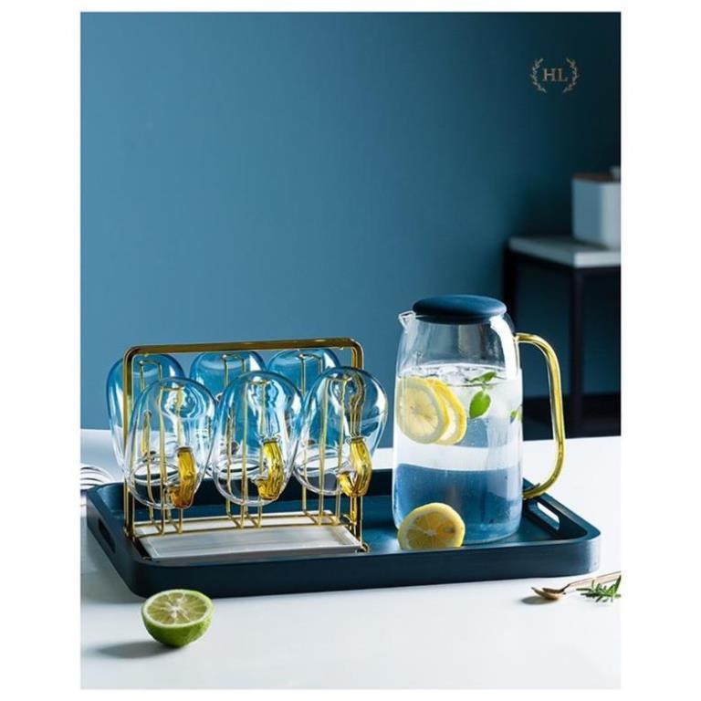 Bộ bình-ly Ocean Aqua - Đại dương| BỘ BÌNH CỐC XANH CHỊU NHIỆT
