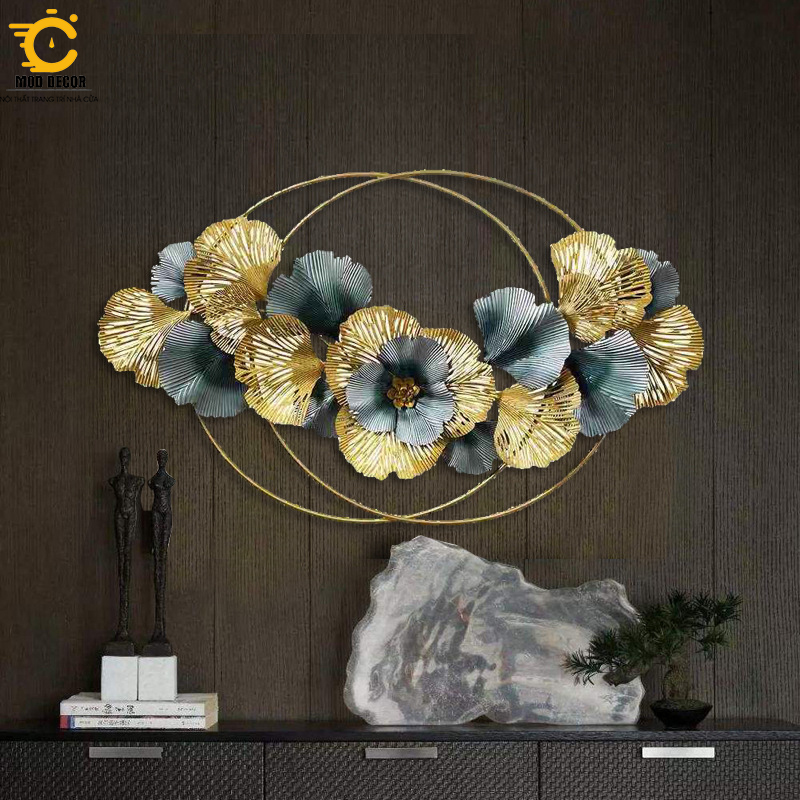 Tranh sắt treo tường trang trí MOD Decor, phong cách Bắc Âu nghệ thuật Lianzhang JJT mã 821